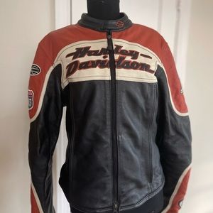 2006 Harley Davidson Leather riding jacket for women size Large